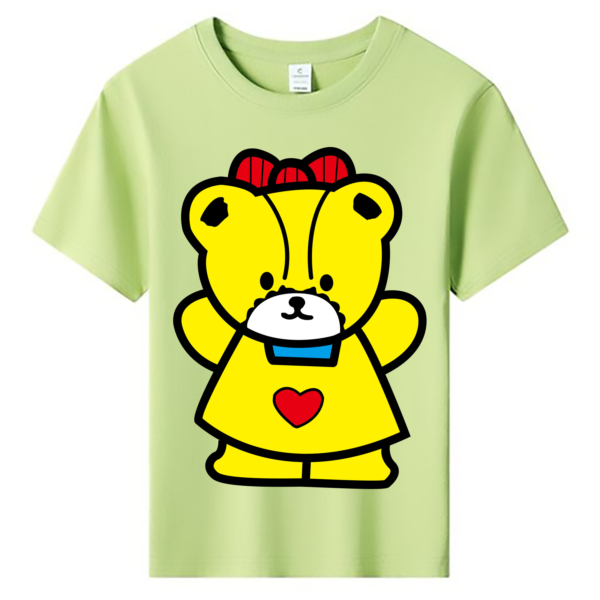 （画像用） Hello Kitty ハローキティ 綿100％キッズTシャツ（フロントプリント）